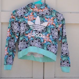 Adidas Animal Print Crop Top